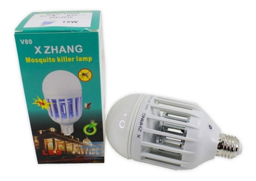 03 Lâmpada Led Mata Mosca Pernilongo Zica 15w V80 Bivolt