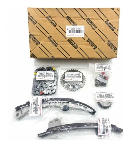 Kit Cadena Tiempo Toyota Yaris Belta 1.5 1nz 62 Eslavones