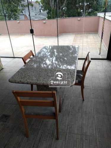 Cobertura Com 3 Dormitórios À Venda, 232 M² Por R$ 700.000,00 - Utinga - Santo André/sp - Co0028