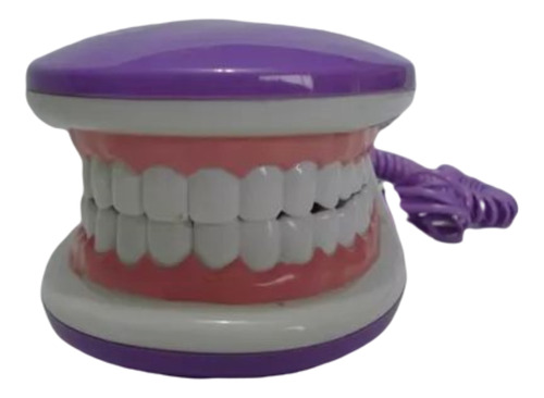 Telefone Dente Dentadura Protese Roxo Decoração Presente