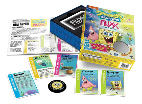 Juego De Mesa Bob Esponja Fluxx/cartas