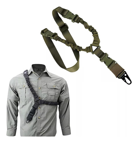 Bungee Portafusil Tactico 1 Punto Fusil Sling Correa Militar