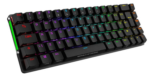 Teclado Mecanico Asus Rog Falchion M601 Wireless 2.4ghz Blue Negro Inglés Us