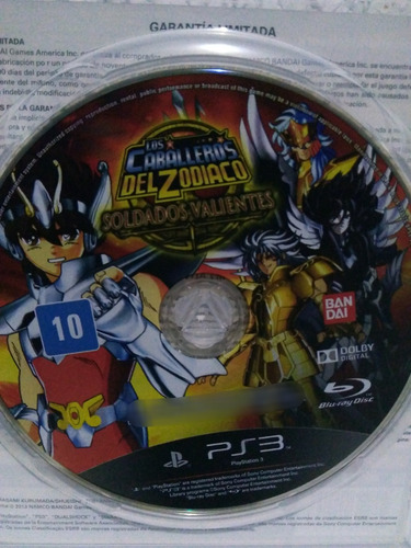 Jogo Os Cavaleiros Do Zodíaco Bravos Soldados Ps3 R$58,90 (Usado)