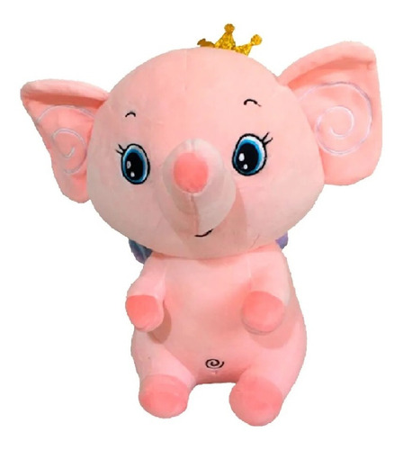 Pelucia Squish Pals Grande Elefante Rosa 45cm Toyng 46672