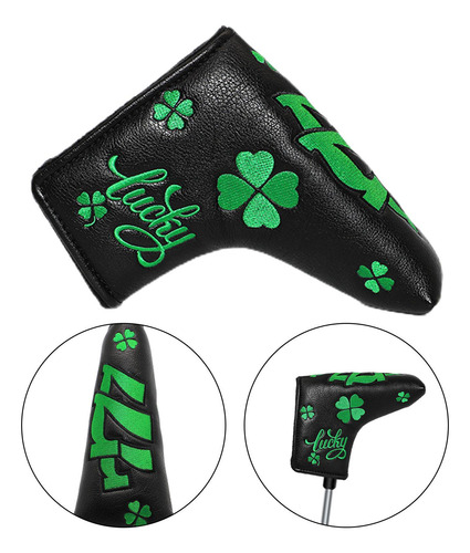 Funda Para Palo De Golf, Protector De Golf, Forro Negro