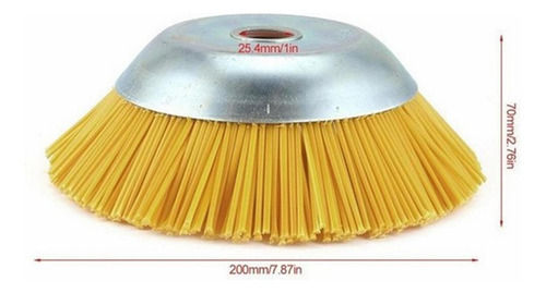 Cabezal De Corte De Acero Cepillo De Alambre De Nailon Para