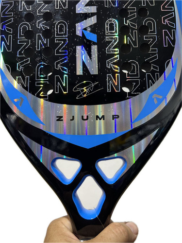 Raquete De Beach Tennis Zand Z Jump 2024 Dani Mola Carbon 3k Cor Peso 316gr - 25.5cm