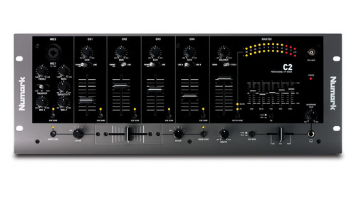 Mixer Dj Numark C2 4 Canales Eq Grafico Faders Para Salones