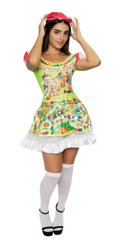 Disfraz Vestido Dulce Candy Land Sexy Dama | Meses sin intereses Disfraz Vestido Dulce Candy Land Sexy Dama | Meses sin intereses