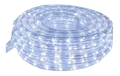 Manguera Tira Led 10 Mtrs Exterior Blanco Frio Navidad