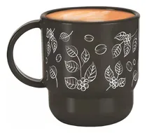 Comprar Taza Milano Cafe Negra 280ml Ap Microondas Tupperware 0% Bpa