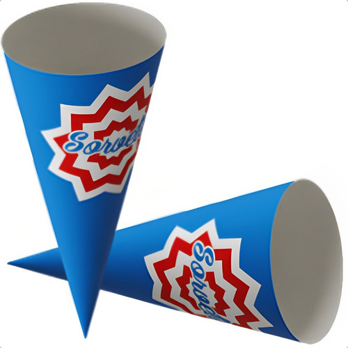 Embalagem Cone Para Casquinha Cascao De Sorvete (2.000 Unid)