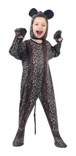 Roupa De Animais Infantil Oncinha Leopardo Unissex Original