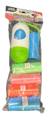 Pack Dispensador De Bolsitas Sanitarias Mas 6 Rollos