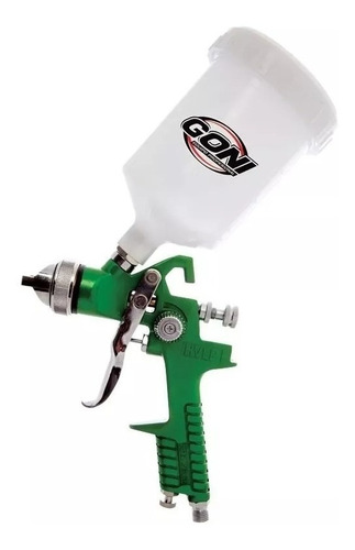 Pistola De Gravedad Goni 33005 70 Psi 600 Cc Color Verde