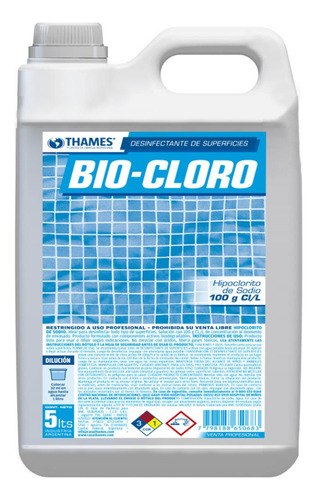 Hipoclorito De Sodio Cloro Concentrado Bio-cloro 100g