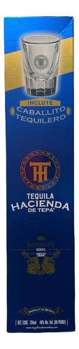 Tequila Hacienda De Tepa Reposado 750 Ml + Vaso Tequilero