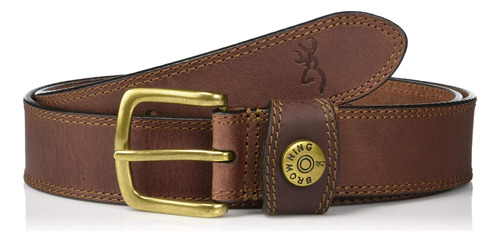 Cinturones De Cuero Browning Rugged Slug Para Hombre, Marrón