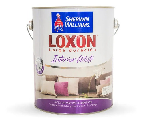 Loxon Latex Interior Larga Duracion 4 Lts Sherwin Williams