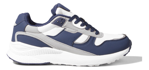 Zapatillas Kevingston Bastian Blanco Azul Hombre