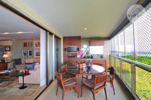 Imagem 9 de 30 de Apartamento Com 3 Suítes, Andar Alto, Vista Mar E Reserva, À Venda No Itaúna Gold No Condomínio Pedra De Itaúna Na Barra Da Tijuca Com Total Infraestr - Ap0058