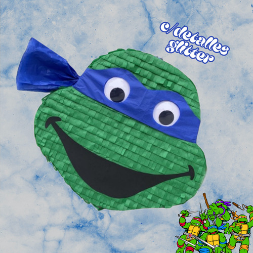 Mini Piñata Dulcero Tortugas Ninja Mutantes Dulceros Leonard