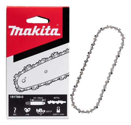 Corrente De Motosserra 250mm 80txl Makita 191t89-0