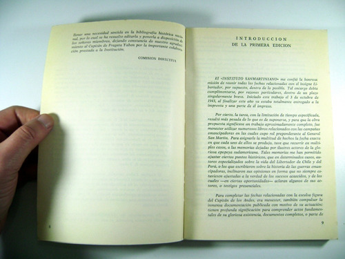 Efemerides Sanmartinianas Jacinto Yaben Papel 1978 Boedo (Usado)