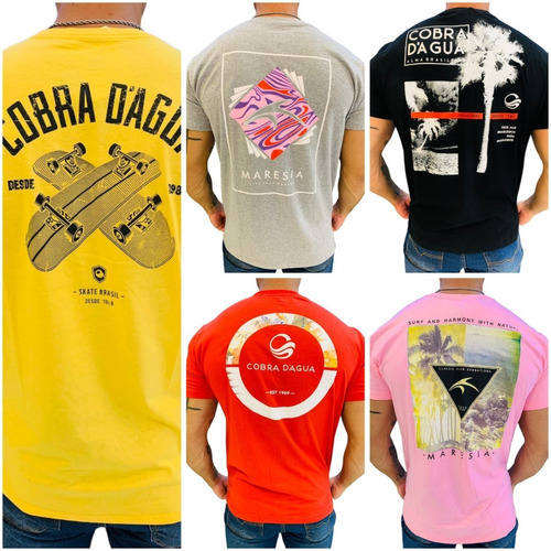 Kit 60 Camisetas Blusa Cobra D'água/ Maresia Roupa Top Lucre