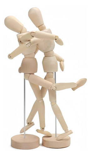 Adornos Y Objetos Para Pintar Maniquí Articulado 33cm Muñeco