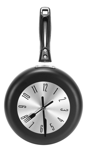 Reloj De Pared Colgante Con Diseño De Sartén De 8 Pulgadas,