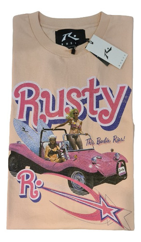 Remera Rusty Barbie Rips Mujer