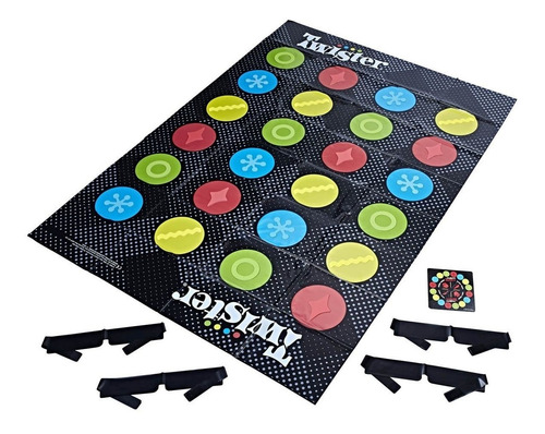 Imagen 2 de 5 de Juego De Mesa Twister A Ciegas Hasbro Niños Y Adultos 2018