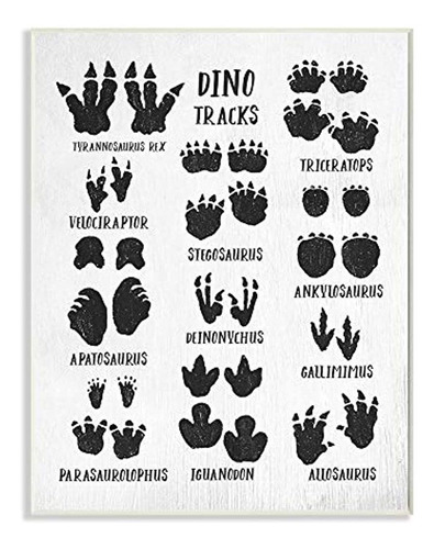 Cuadro - Placa De Pared Para Niños, Diseño De Dinosaurio