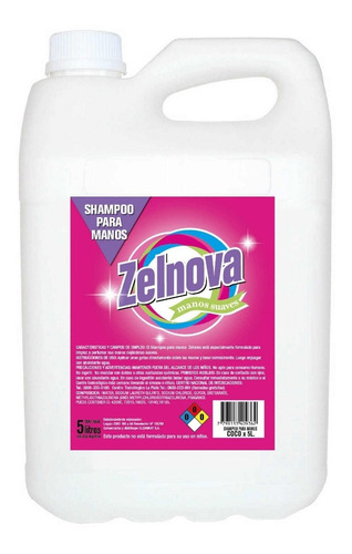 Shampoo Jabón Liquido Manos X 5 Lts. Zelnova Coco