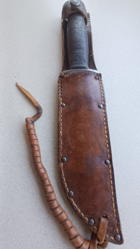 Cuchillo Combate Usa Pal Rh36 Segunda Guerra Azul Acero (Usado)