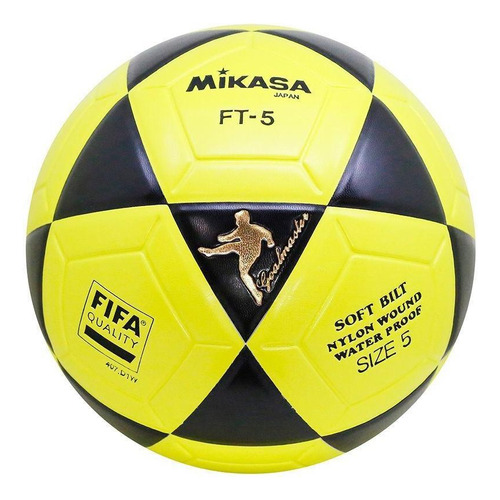 Bola De Futevôlei Ft-5 Amarelo E Preto  Mikasa