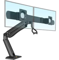 Comprar Soporte De Brazo Para Doble Monitor 24 A 32. Myshopuruguay!! Color Negro