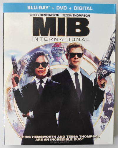 Hombres De Negro Internacional Blu-ray Dvd Slipcover