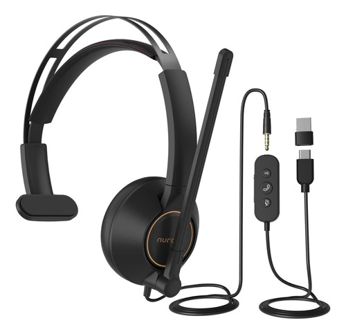 Nuroum Hp11-su Auriculares Con Cable, Auriculares Una Sola O