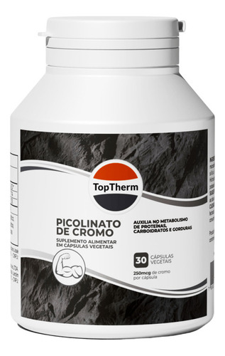 Picolinato De Cromo 30 Cápsulas Toptherm