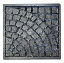 Comprar Moldes Para Piso, Baldosas, Mosaicos Adoquín Circular Chico Color Gris
