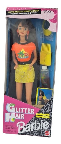 Barbie Glitter Hair 1993 Morena Antiga 80 90 