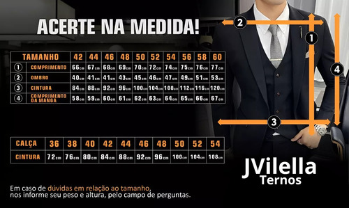 Terno Masculino Preto Conforto E Sofisticação Para Eventos Preto Paletó 48 / Calça 42