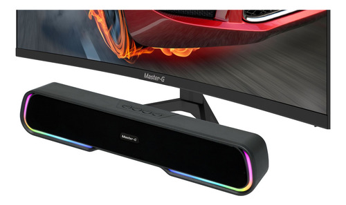 Soundbar Parlante Gamer Bluetooth Luces Rgb 1200mah