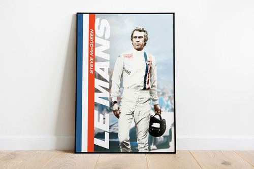Poster Afiche Le Mans - Steve Mcqueen 60x90 - Solo Lámina