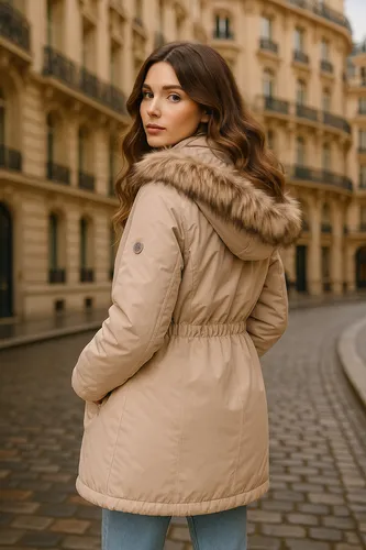 Chamarra Calvin Klein S Beige Original Y Nueva Mujer Meses sin