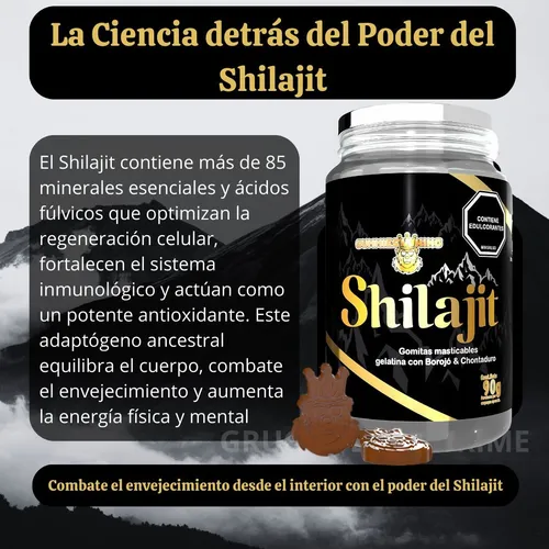 Shilajit En Gomas Original Puro
