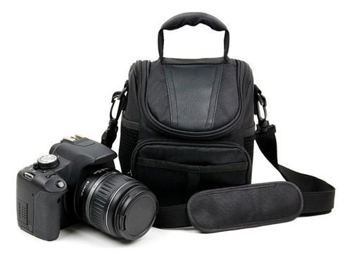 Bolso Para Cámara Fotográfica Y Lente Dslr Canon Nikon Sony